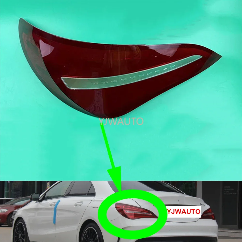 

For Benz W117 CLA180 200 250 260 Cla220 2016 2017 2018 2019 Taillight Cover Car Taillamp Lens Glass Lampshade Brakelights Shell