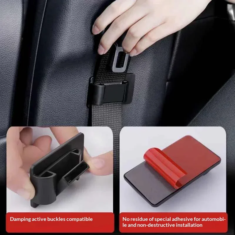 For AITO M5 M7 M8 M9 Stelato S9 Seat Belt Holder Stabilizer Fastener Style Car Interior Accessories