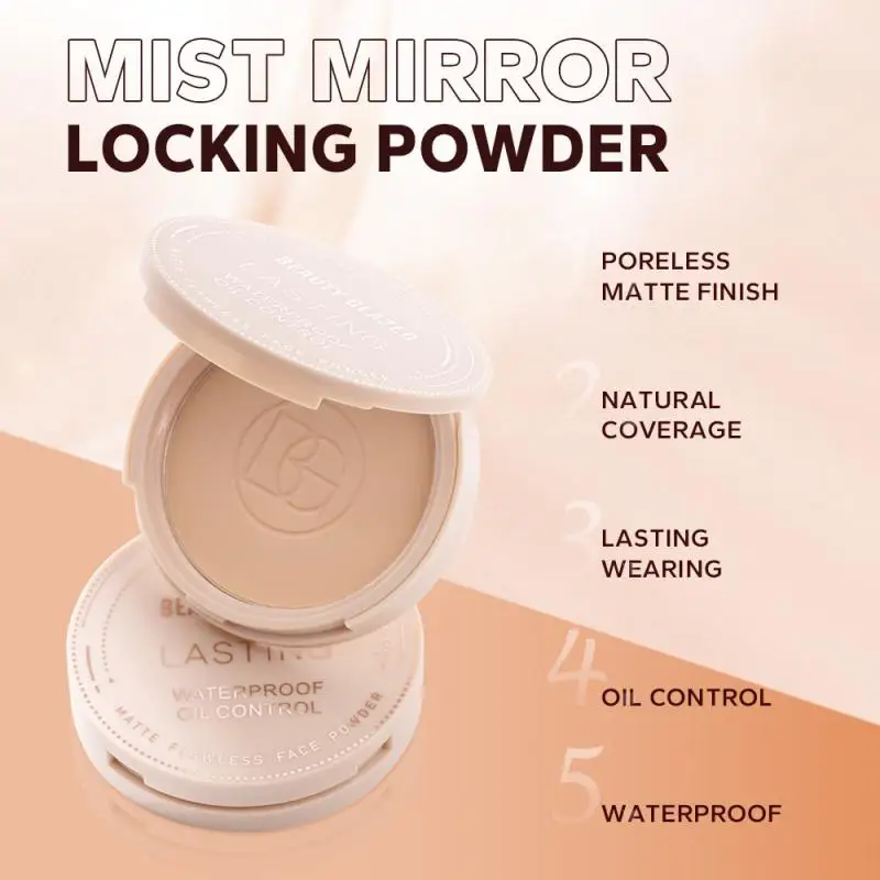 

Concealer Powder Waterproof Facial Makeup Oil Control Powder Cake Make-up Powder Fog Surface Concealer Facial Makeup Powder