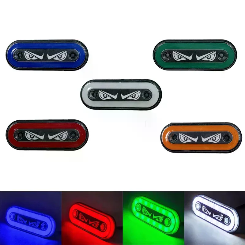 High Visibility 12V/24V LED Side Markers Flashing And Constant Light Modes For Trucks Trailers And Motorcycles