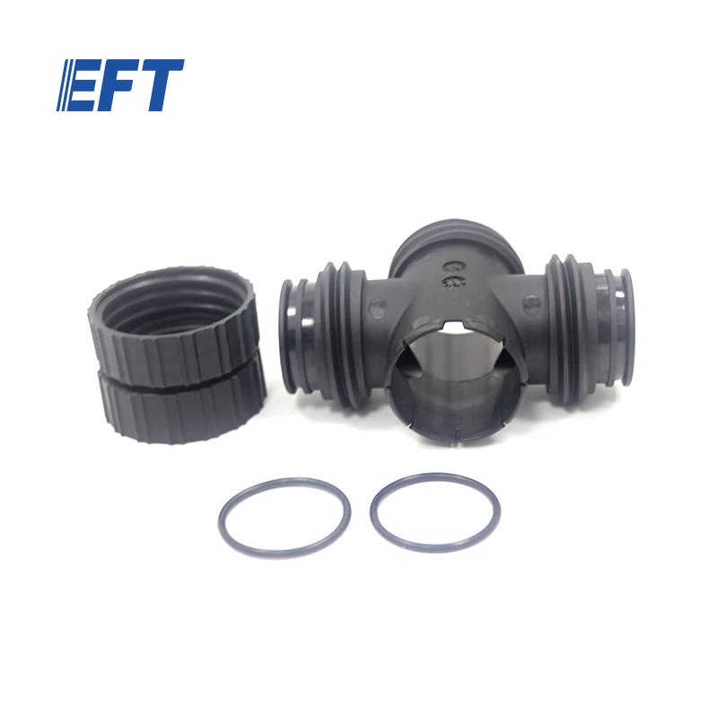EFT 4-Port محول منفذ المياه للطائرات بدون طيار الزراعية ، وقطع ذات جودة عالية ، 110*73*48 ، 1 + 4 ، Z30 ، Z50