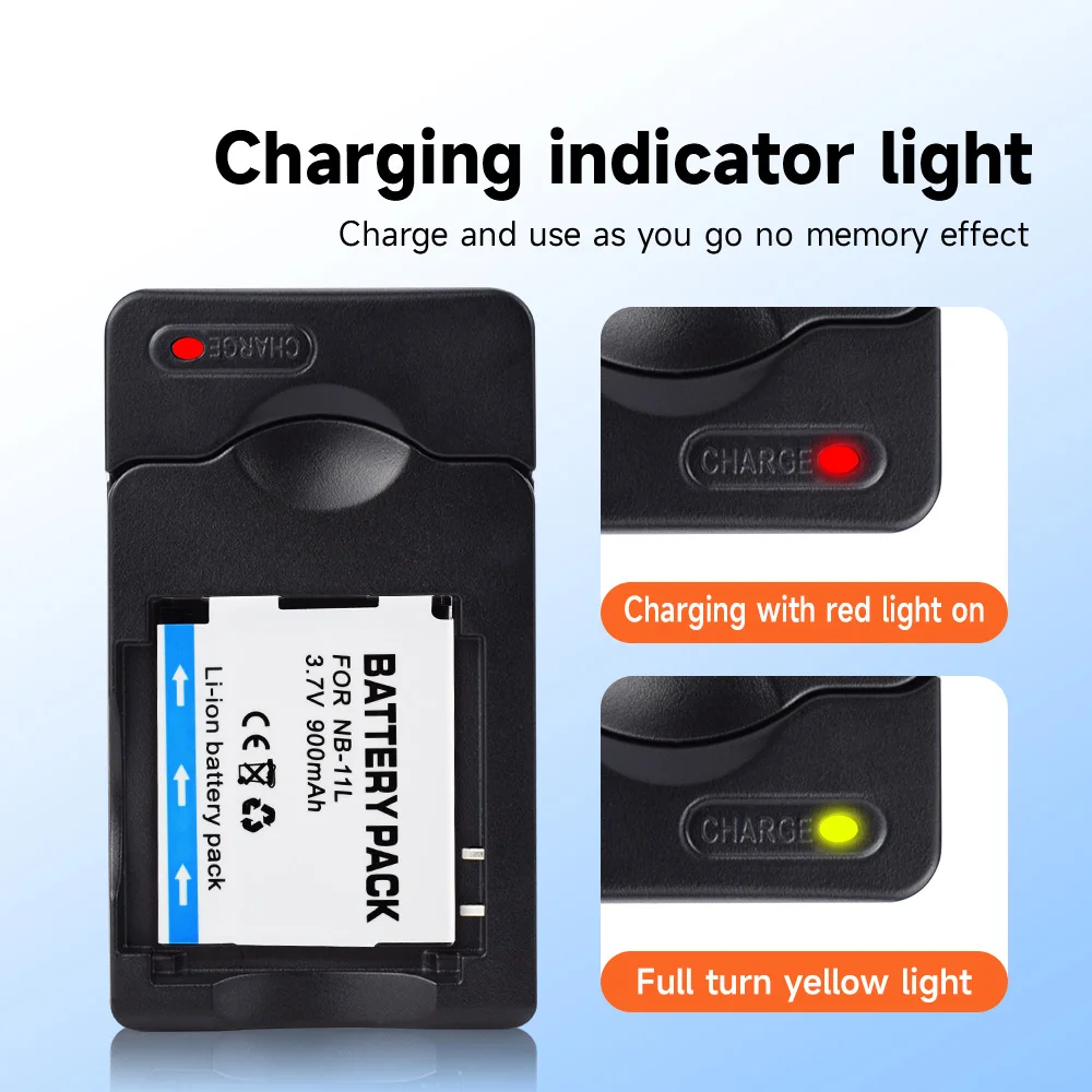 NB-11L NB 11L NB-11LH Digital Camera Battery + Charger for Canon PowerShot A2400 A2500 A2600 A3400 A3500 A4000 IS