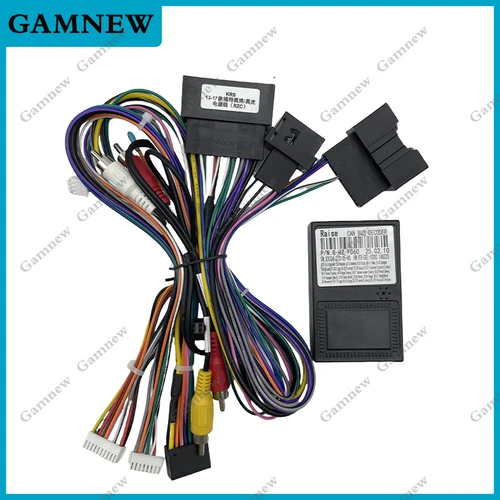 Imagen 2 del producto Adaptador de arnés de cableado de 16 pines para coche, decodificador de caja Canbus, Cable de alimentación de Radio Android para Ford Kuga Escape Ecosport Fiesta 2013-2017