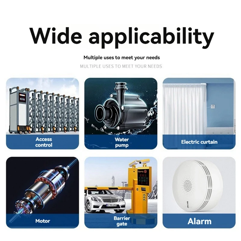 ガレージドア用ワイヤレスリモコンスイッチ,モーターライト,RFリレー,433MHz, 12V