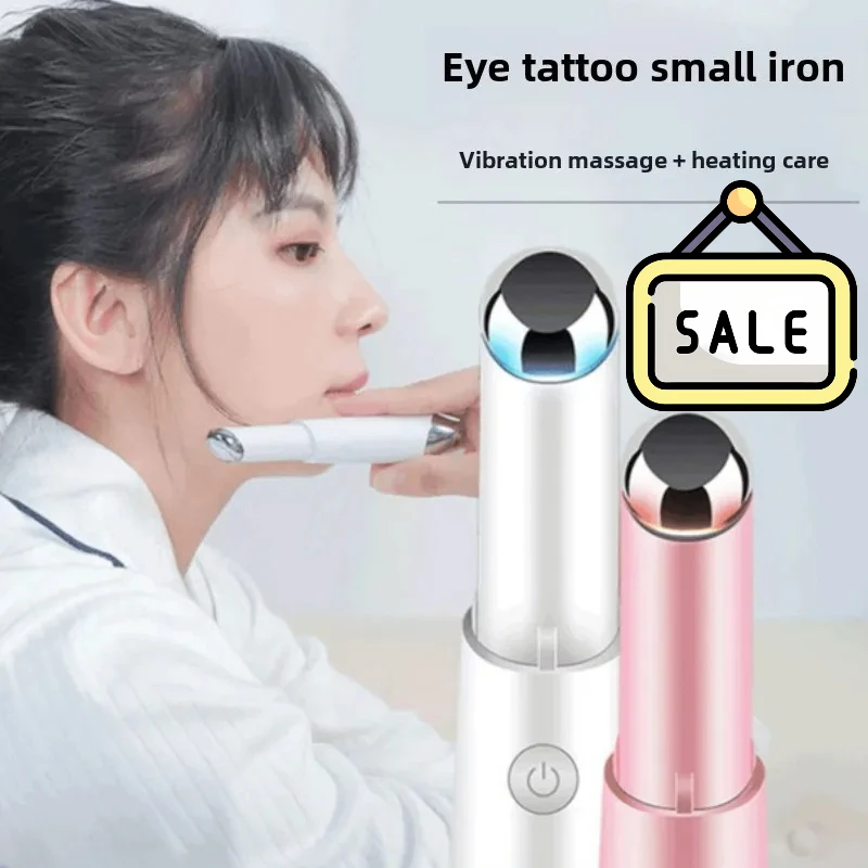 New Pink Eye Beauty Device Eye Introduction Device Vibration Massage Phototherapy Fever Eye Beauty Device Household Use