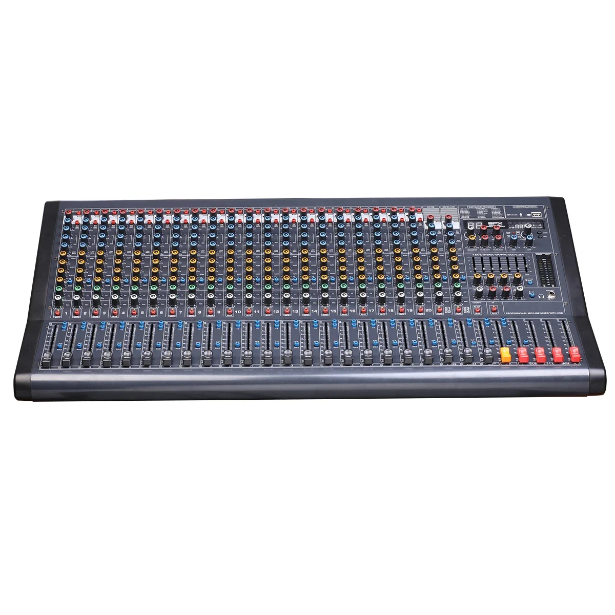 

Public Address System Audio Mixing Console Dj Controller Professional 22 Channel Mixer