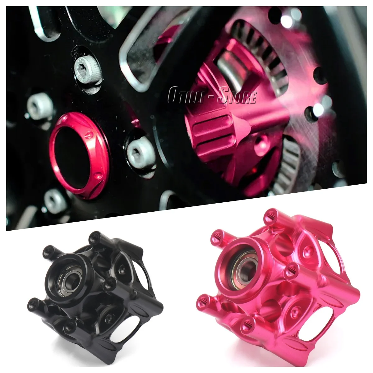

For Vespa Sprint150 Primavera 150 Motorcycle CNC Aluminum Front Disc Brake Wheel Hub Cover Guard Guard