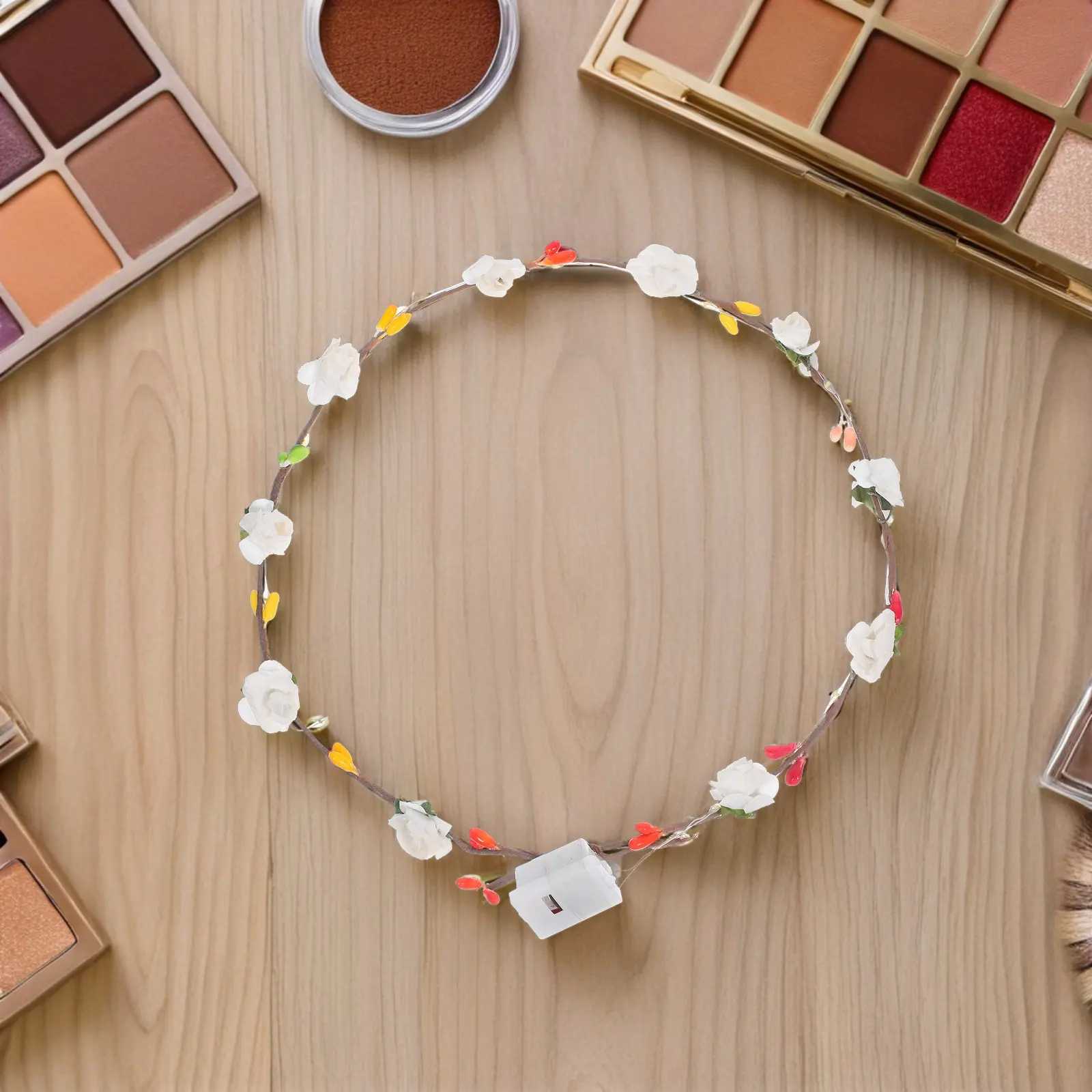 

6Pcs Glowing Flower Wreath Headbands LED Party Hair Accessories for Women Girls Kids New Year Eve Festival Photo Props