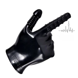 SM Shock Glove Upgrade Magic Palm Multiple Plays Sex Toys Women's Masturbation Palm Adult Supplies