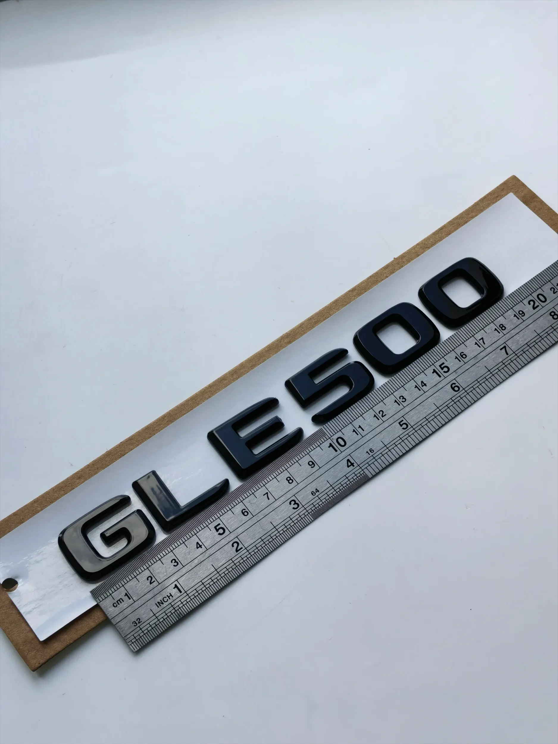 1pc car styling 3D ABS letter sticker for BENZ  BLACK GLE-class  GLE500 GLE400 GLE350  GLE450 body accessories