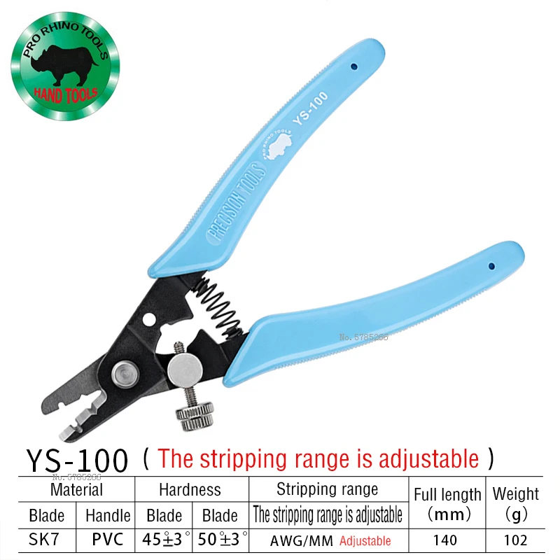 Imagem -04 - Rhino-stripper de Fio Multifuncional Crimpagem Manual Fio Japonês Puxando Alicate de Descascamento Ajustável Ys100 Rs2 3