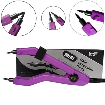 609b scharfe Spitze einstellbare Temperatur 220 ℃ Smart Mini Heizung Haar verlängerung Eisen, Fusion Haar verlängerung Eisen Keratin Bindung