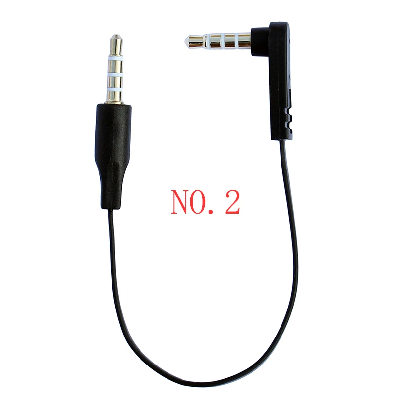 Câble audio coudé à 90 degrés pour voiture, câble court de forme plate, mâle à mâle, AUX, 15cm, 3.5mm