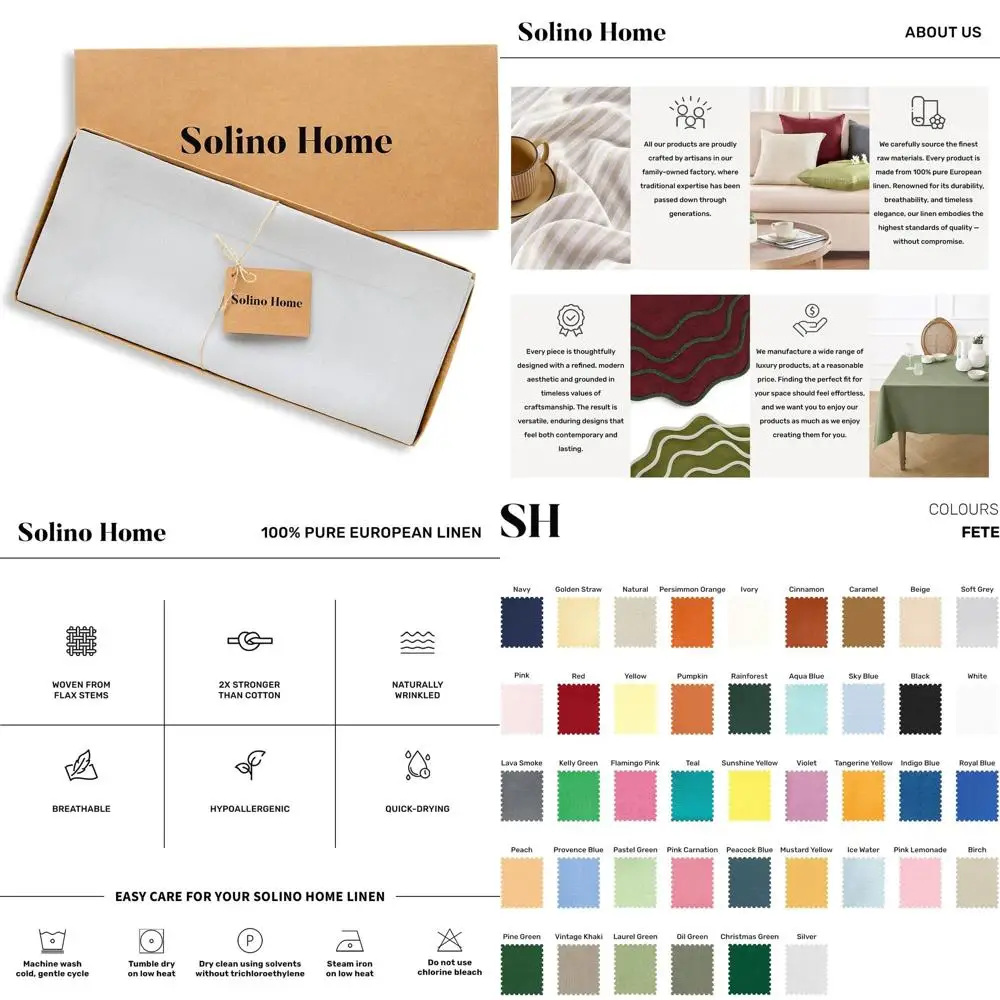 

Скатерть для стола Silver Cloud из чистого льна, 14x120 дюймов, идеально подходит для осенней осени, торжеств на День Благодарения