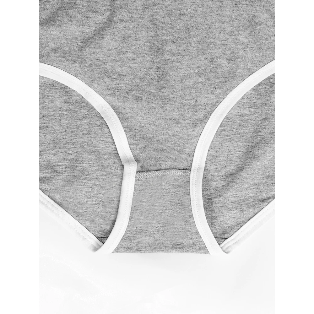 Women Fashion Underwear for Yoga Running Briefs 100% Cotton Seamless Panty for Female