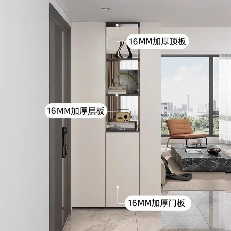 

Entrance shoe , integrated foyer partition cabinet, entrance living room, double-sided storage