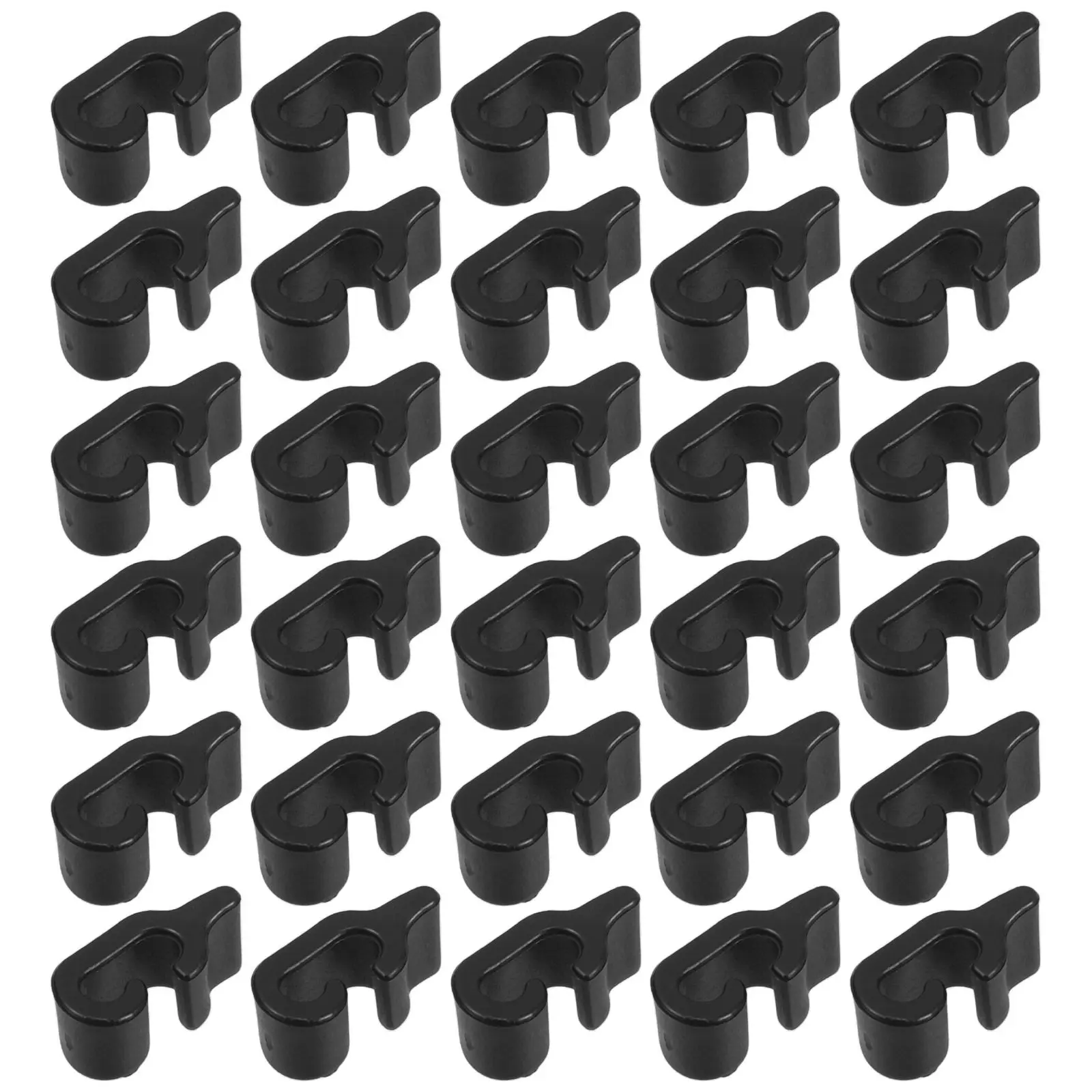 40Pcs Wire Cage Clips Multi-Purpose Storage Cabinet Connectors Pet Crate Lock Buckles Sturdy Plastic Clamps Reliable Hardware