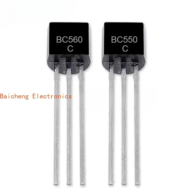 100PCS（50pcs BC550C + 50pcs BC560C）Transistor BC550 BC560 0.1A TO-92