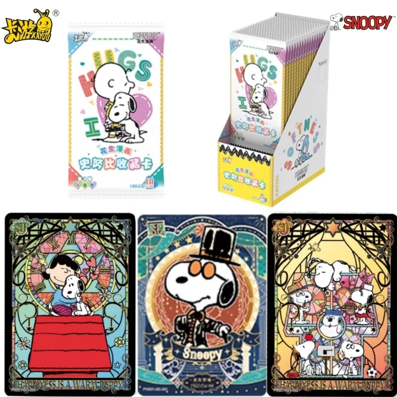 

KAYOU натуральная карта Snoopy, арахисовая мультяшная сумка с арахисом, анимационная мультяшная игровая коллекционная карта, периферийные устройства, детская игрушка в подарок