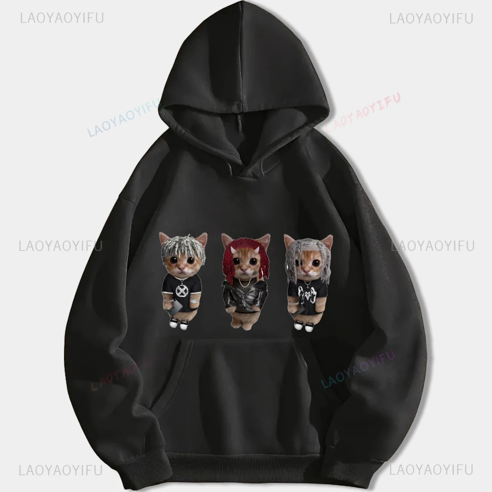 Ken Carson Kitty Cats Play A Variety of Roles Printed Pullovers Fashion Casual Streetwear Hip-hop Hipster Winter Hot Sale Hoodie