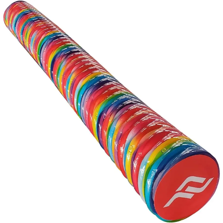 

IMMERSA Jumbo Swimming Pool Noodles Premium Soft Water-Based Vinyl Coating and UV Resistant Foam Noodles for Swimming and Float