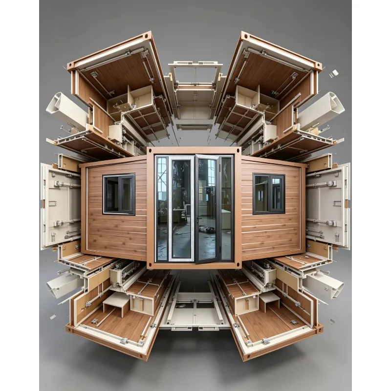 30ft 40ft Extendable Expandable Foldable Folding Tiny Prefab Ready Made Mobile Prefabricated Container Lkit Home House for Sale