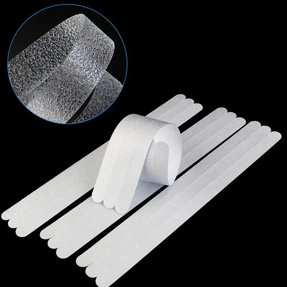 Anti-slip Strips Bathtub Shower Mat Non Slip On Tiles Grip High Quality PEVA Safety Tape 12PCS White Anti Slip