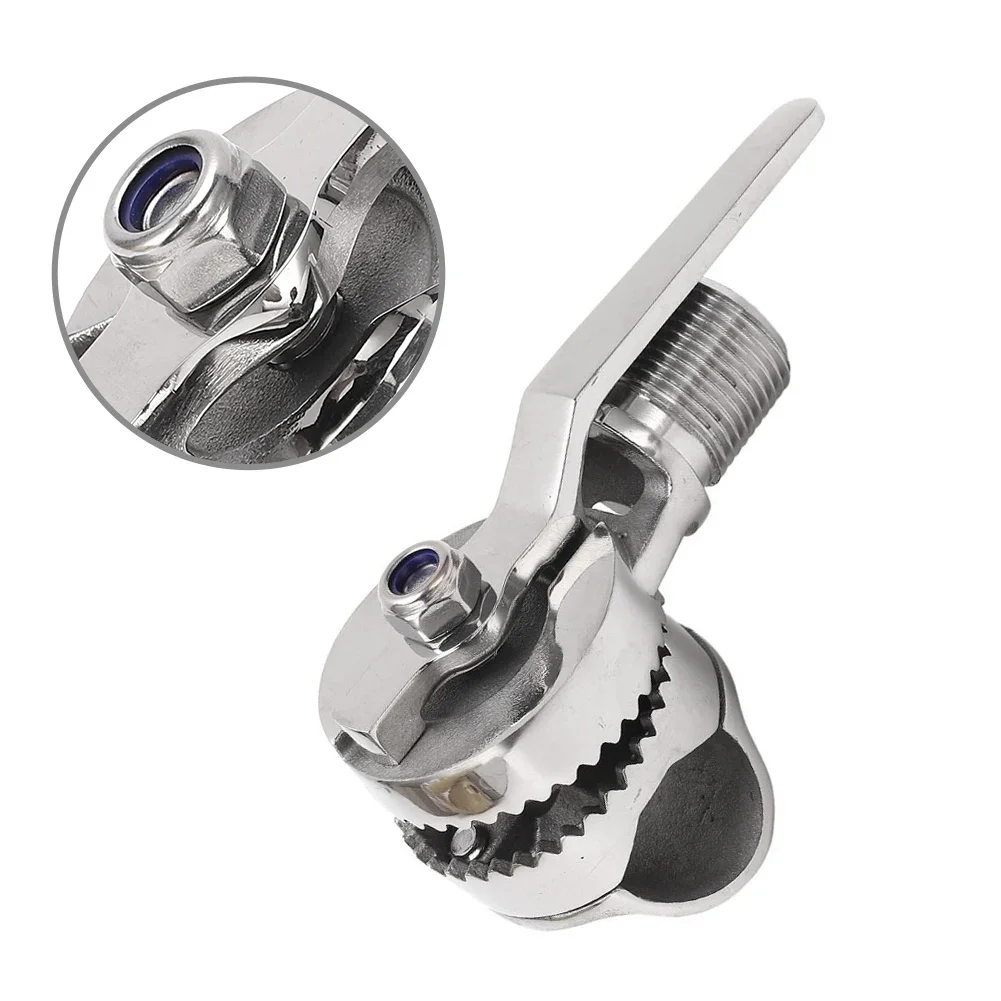 1pc Ratchet Rail Antenna Mount Marine-grade Adjustable Ratchet Mount VHF Antenna Mount For 7/8 To 1 Inch (22-25.4 Mm) Rails