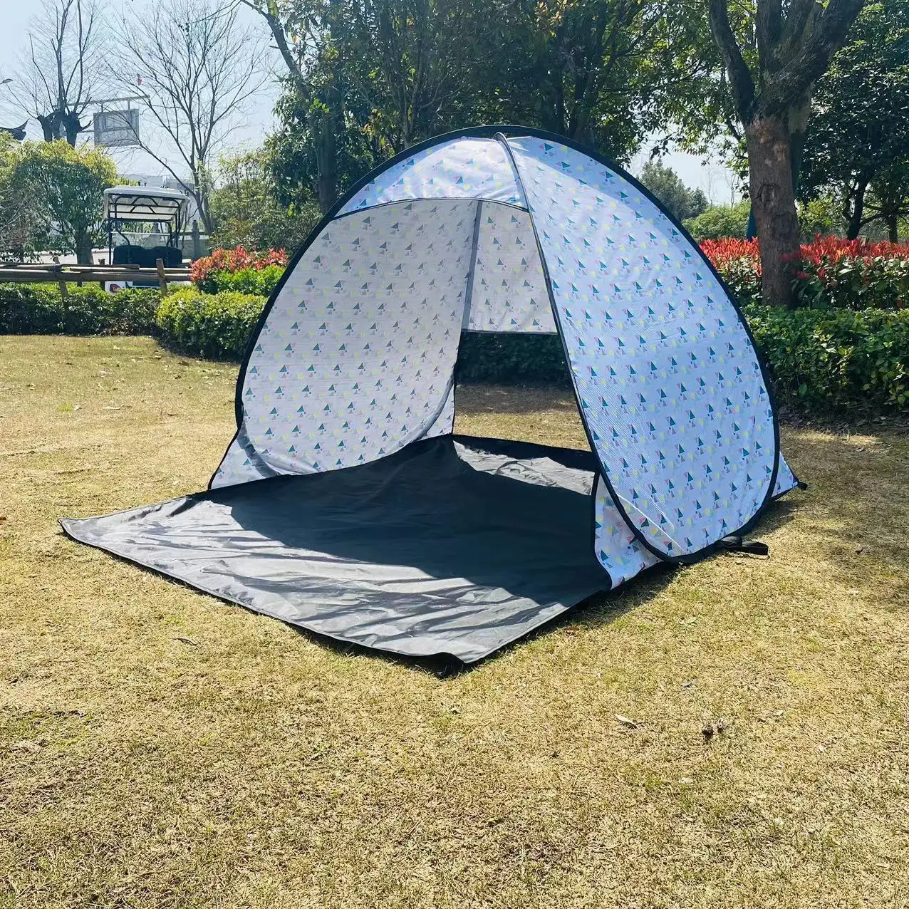 

Подходит для весенних прогулок, автоматическая уличная пляжная палатка, газон, одна секунда, быстрая, открытая, водонепроницаемая, солнцезащитная, для отдыха, дикого кемпинга, быстрого использования