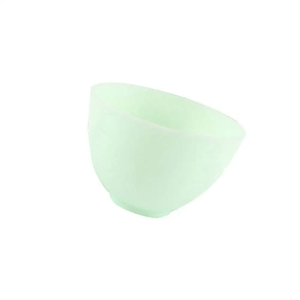 Stable Silicone Bowl 8x5cm Home Use Odorless Anti-Drop Facial Mask Mixing Prep Measuring Flexible Kitchen Tool
