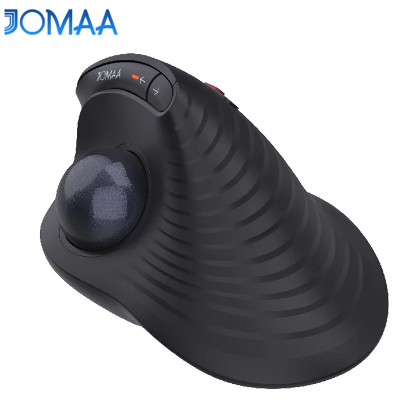 JOMAA Speed Roller Trackball Mouse Wireless Thumb-Control Mouse Slient Click Rechargeable Ergonomic Trackball Mouse