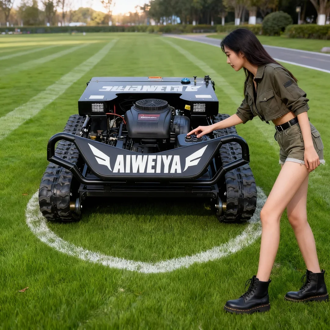 

Customized Tank High Horsepower Engine Wireless Remote Control Lawn Mower Online Beauty Customer Service CE/EPA Certified