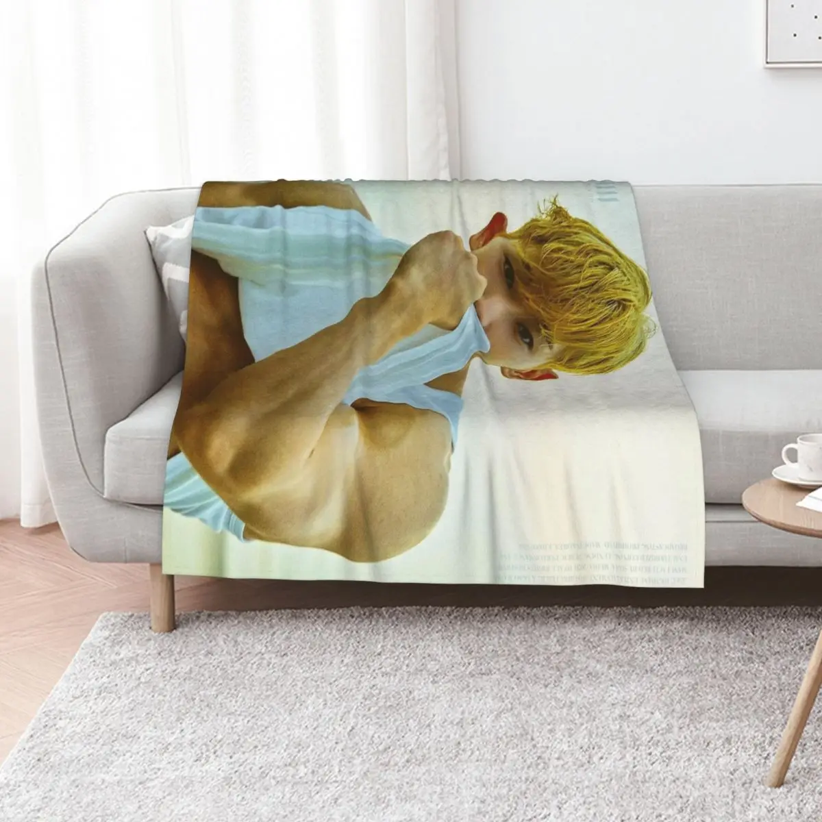 

WONHO OPEN MIND Throw Blanket Bed Fashionable Sofas Hairys Soft Blankets