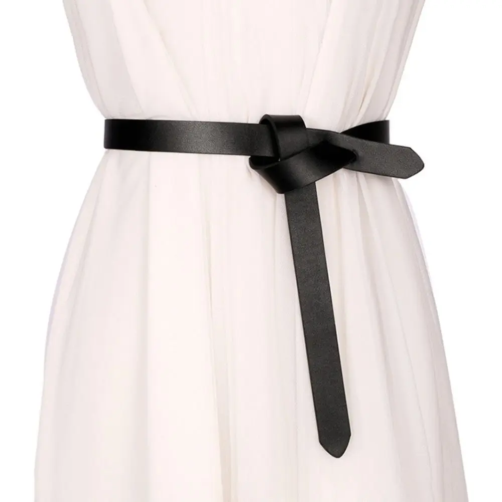 

Casual Retro Women Knot Belts Adjustable Vintage Waist Strap Leather Trouser Dress Belts