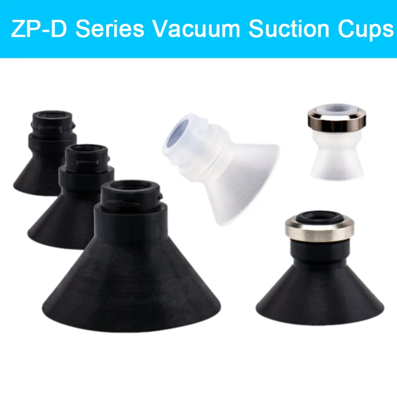 

5PCS/PACK ZP-D Series Vacuum Suction Cups ZP-10/16/25/40D Industrial pneumatic components Nitrile Butadiene Rubber