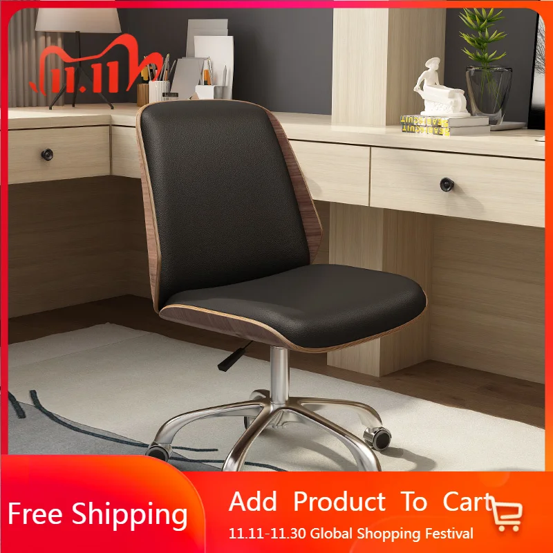 Kursi Kantor Sandaran Ringan Roda Siswa Konferensi Kursi Kantor Rendah Meja Salon Baca Perabotan Rumah Sillas De Oficina