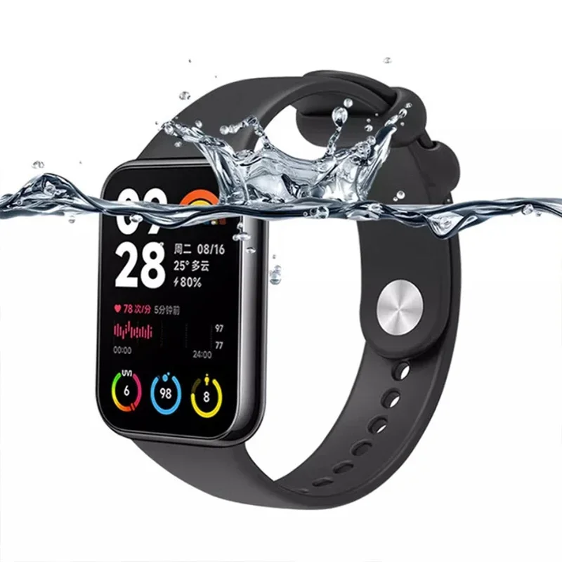Silicone Watch band For Redmi watch 4 strap Smart correa Original Bracelet Sport WristBand For xiaomi mi band 8 Pro Accessories
