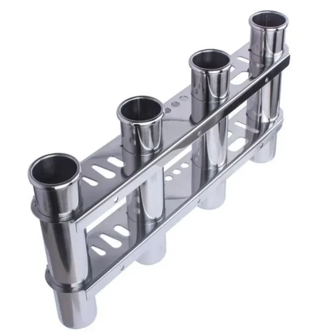 Marine hardware stainless steel fishing rod holder, yacht fishing supplies, marine fishing gear bracket, ship hardware