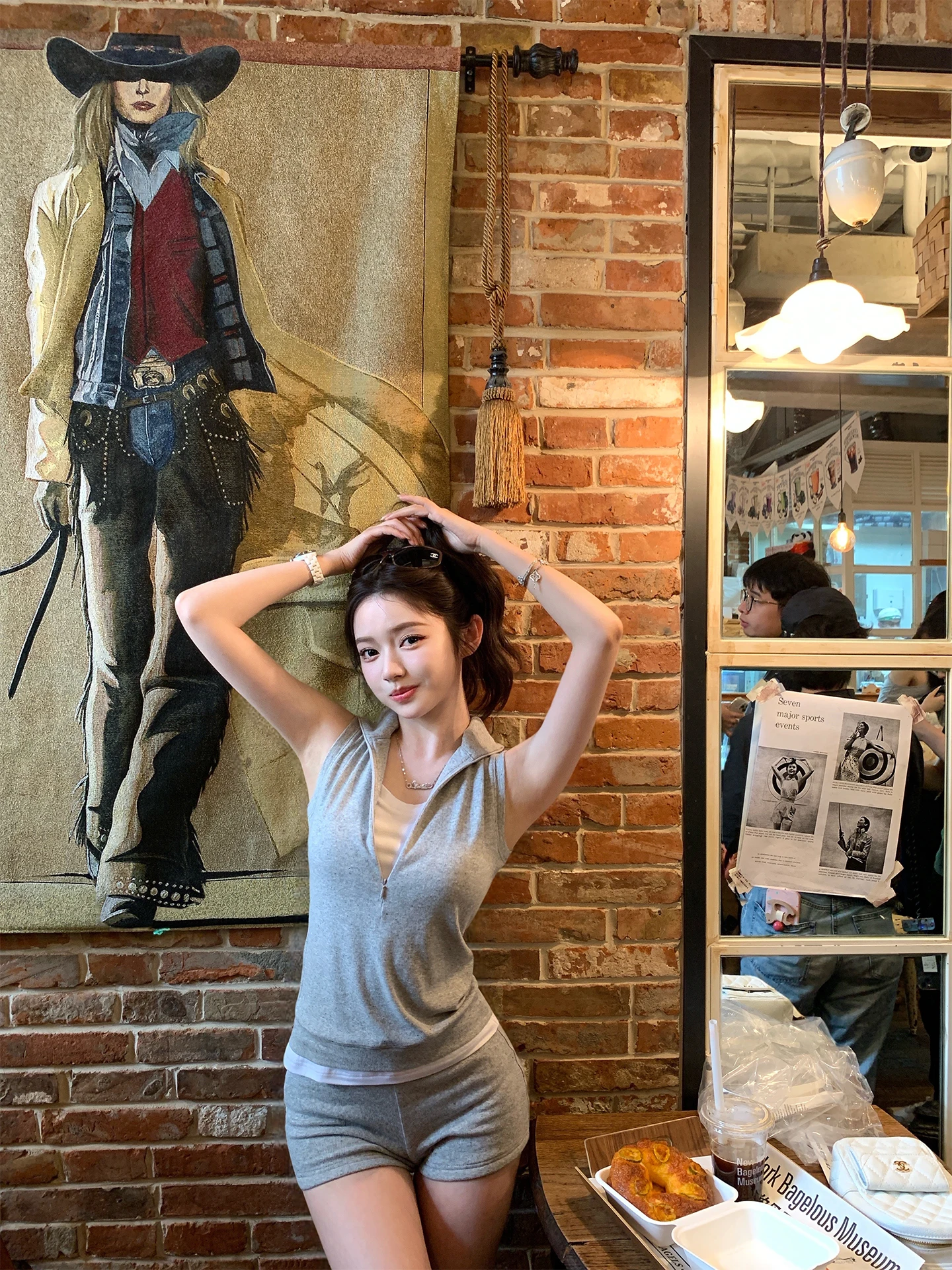 

Комплект Chen Jin American Sle Casual для женщин: летний модный и сексуальный комплект из двух предметов (топ и шорты)