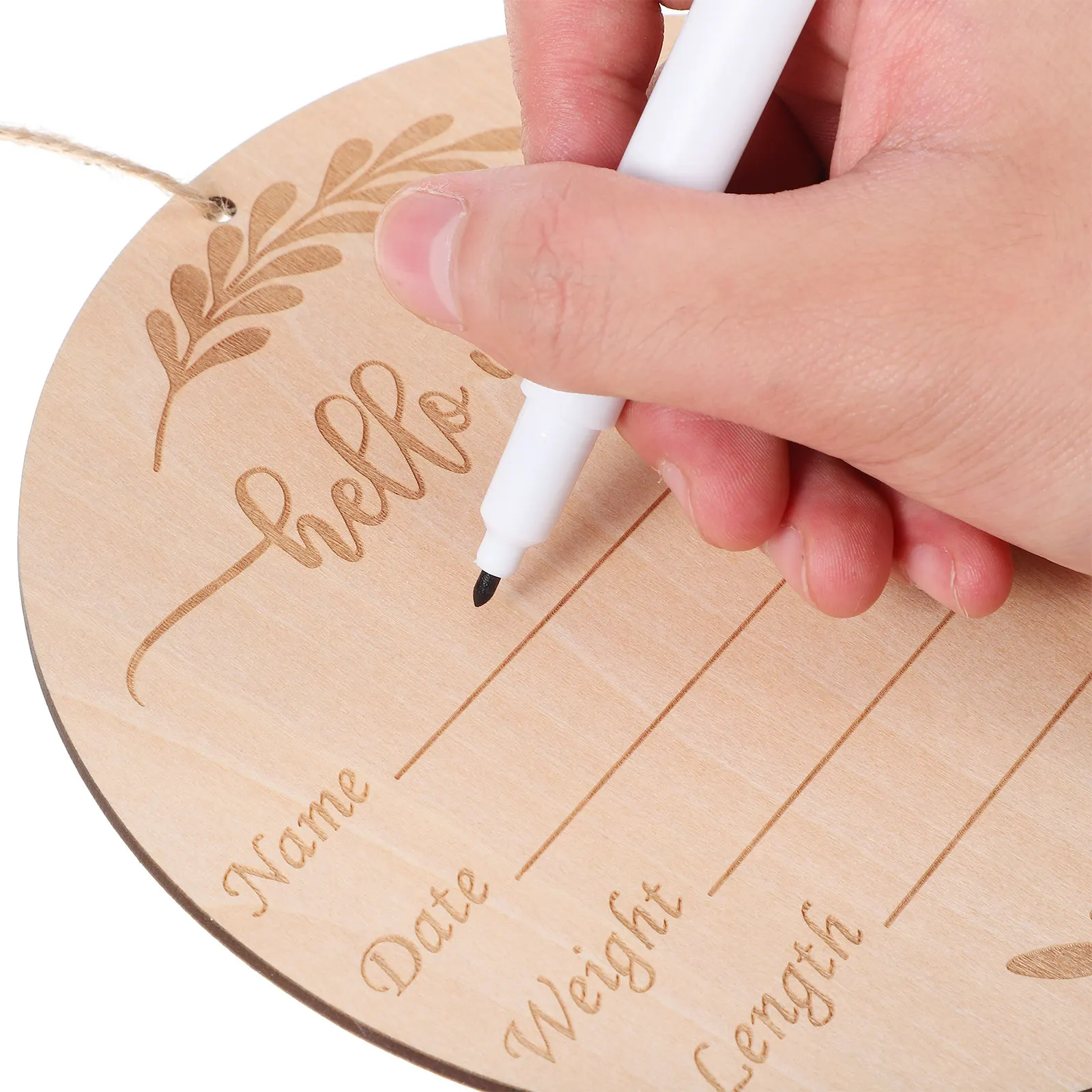 1Set Wooden Baby Discs Set Mon - đánh giá và giá Baby Nursery Keepsake