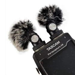 Blue mantis Filter outdoor artificial fur microphone windproof cover suitable for Tascam X6X8 recorder windproof sponge cover