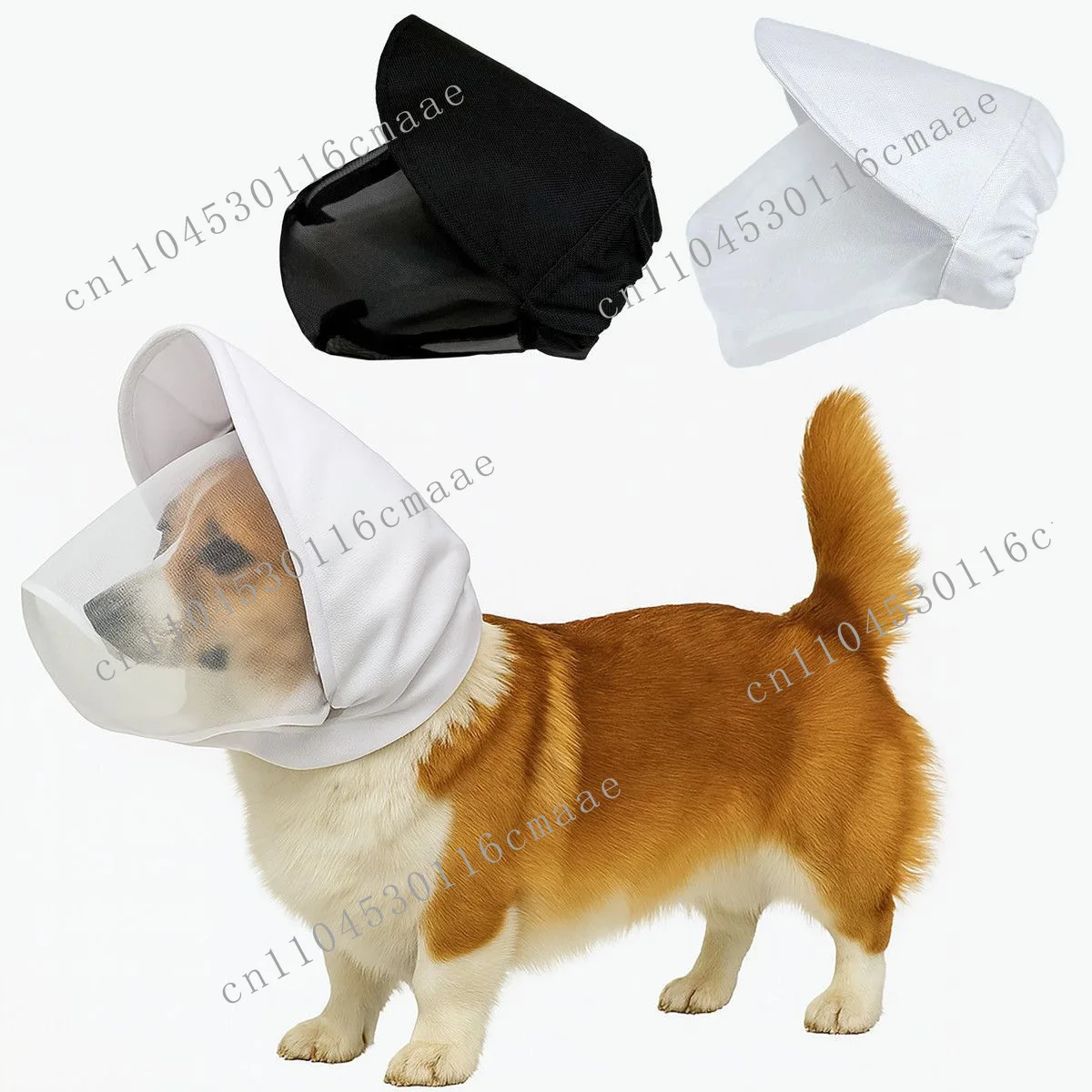 New dog anti-mosquito bite hood dog anti-bite and anti-indiscriminate eating mask dog protective mask pet supplies