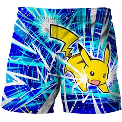 2024 New Pants 4-14y 3d Cartoon Print Sonic Beach Pants for Children Shorts Pants Girls Boys Harajuku Pikachu Pants for Kids