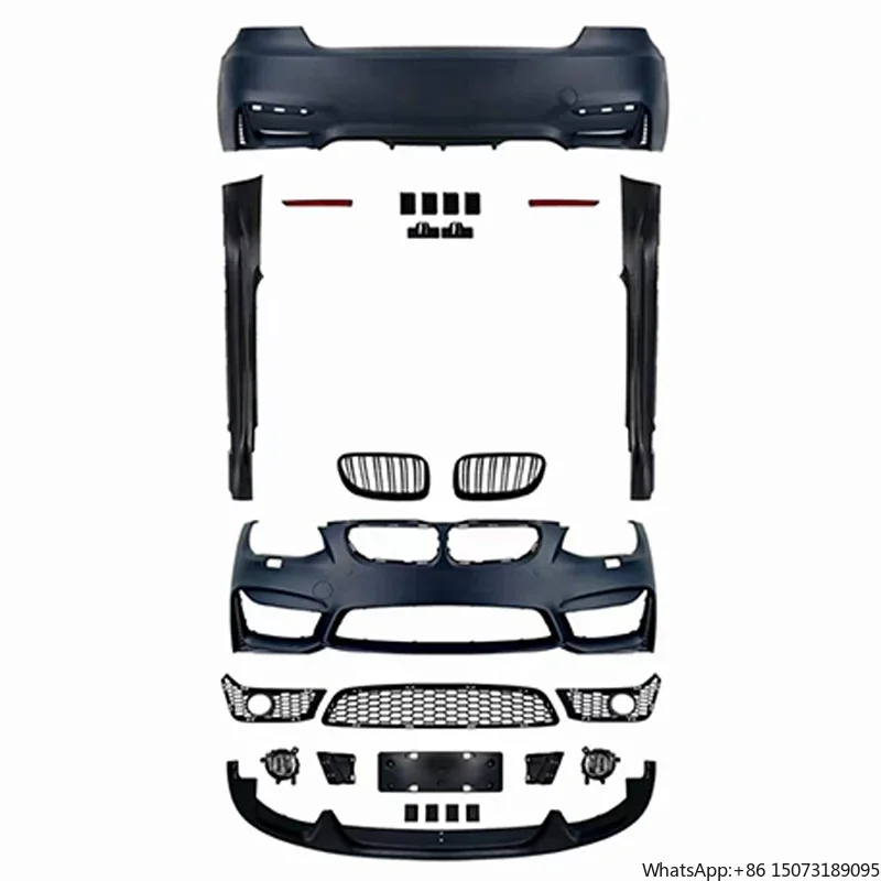 

Комплект обвеса M4 для BMW 3-й серии E92 E93 (2010-2012): решетка радиатора, боковые пороги, задний бампер, передний бампер, передняя губа