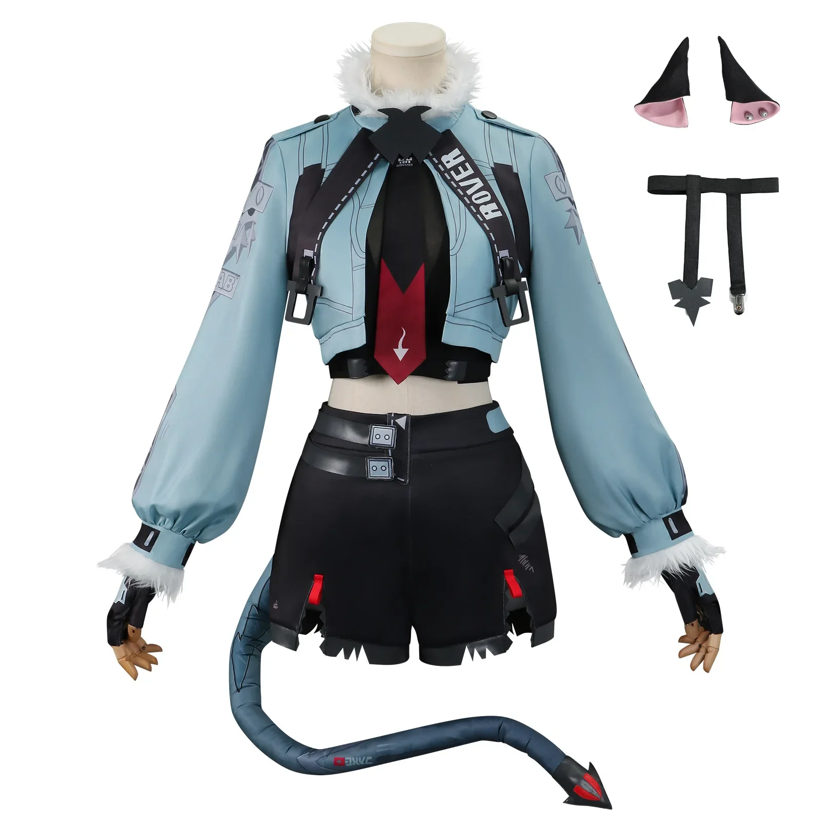 

Jane Doe Cosplay Costume ZZZ Zenless Zone Zero Jane Doe Full Set Suits Wig Tail Game Anime Party Halloween Xmas Uniform Cos