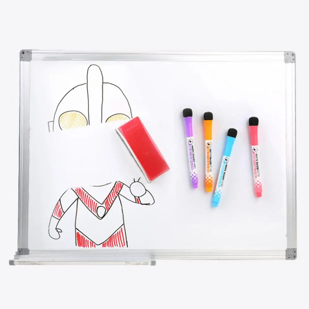 Magnetic Whiteboard Pen White Board Markers Writing Drawing Board Marker Water-Based Pen with Erasable Cap Office Supplies