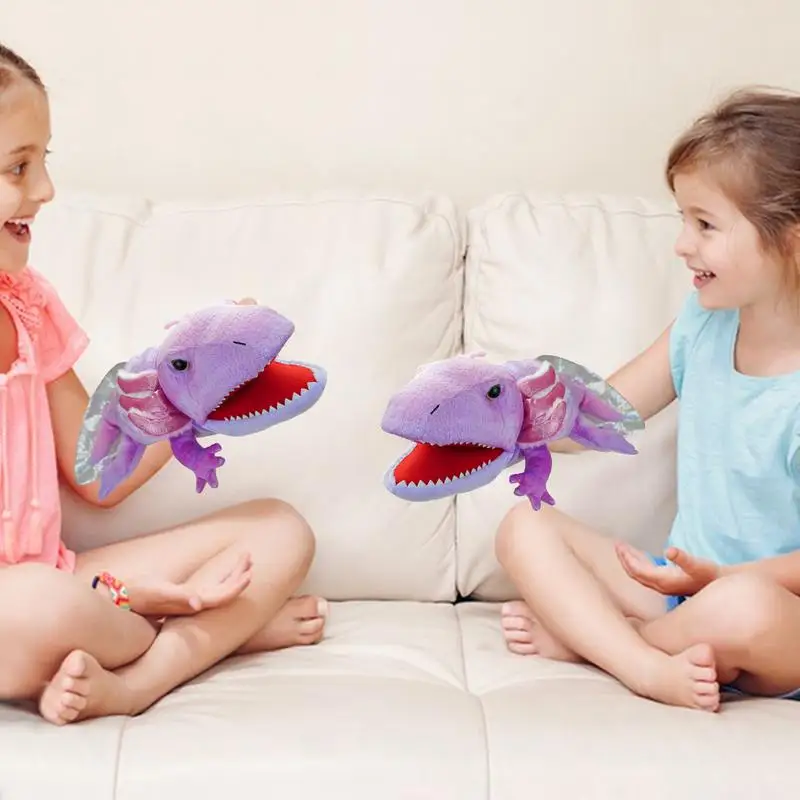 Hand Puppets With Movable Mouth Stuffed Animals Hand Puppets Figurine With Movable Mouth For Play House Kids Birthdays Gifts