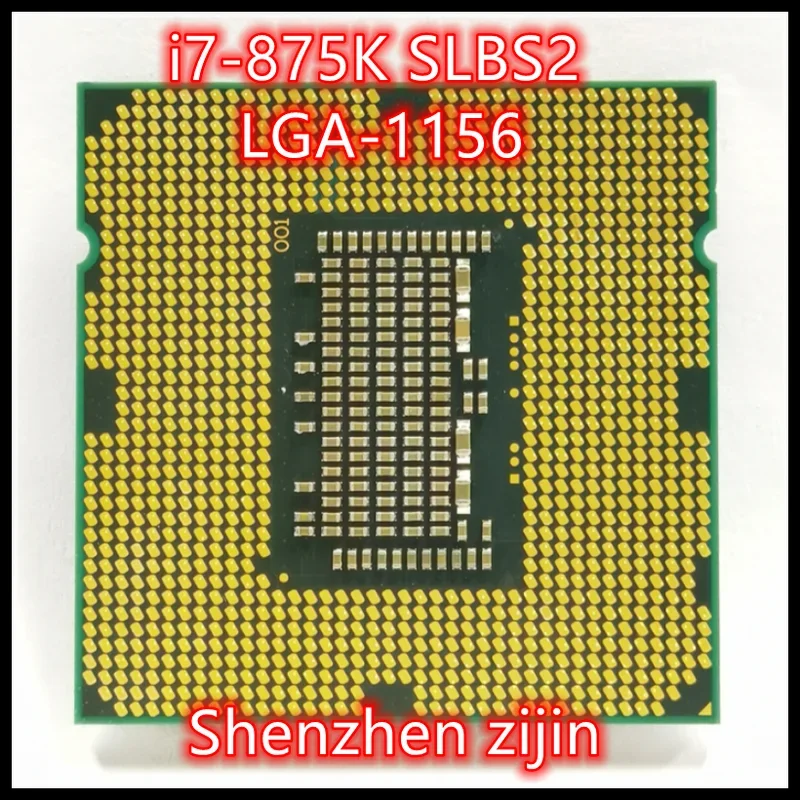 i7-875K SLBS2  i7 875K i7 875 2.933 GHz Quad-Core Eight-Thread CPU Processor LGA 1156