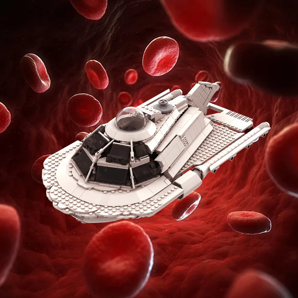 MOC le sous-marin Proteus-blocs de construction de Voyage fantastique le sous-marin Proteus briques modèle jouets d'assemblage cadeau d'anniversaire pour enfants