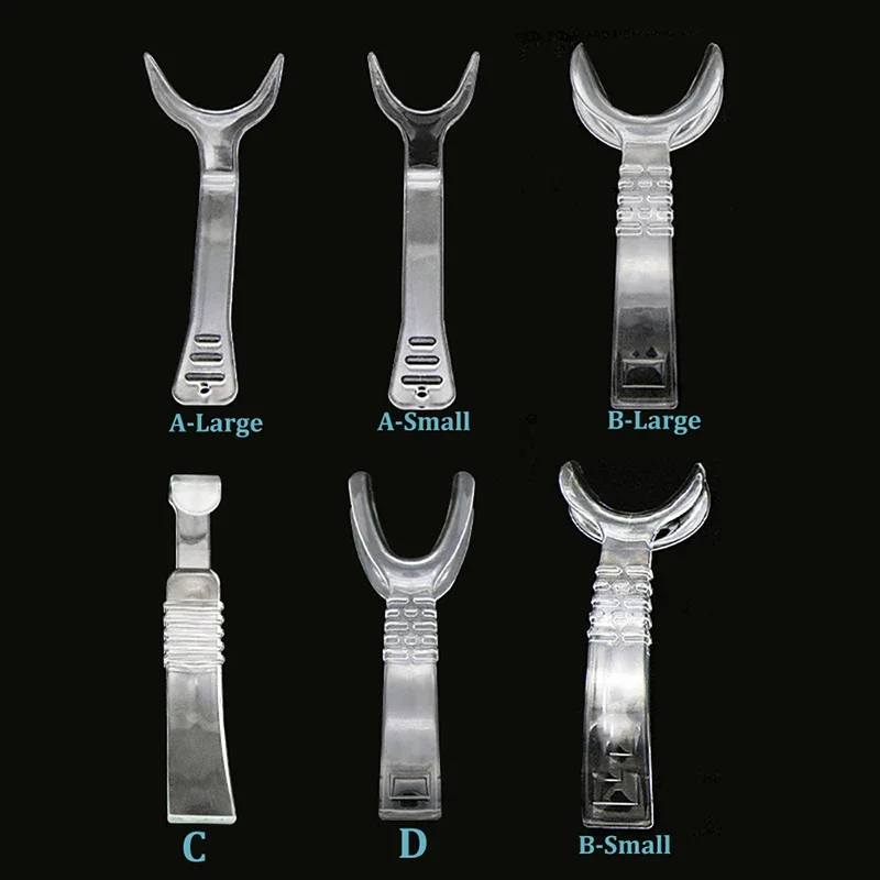 1/6Pcs Dental Mouth Opener Plugger Shaping Angle Tools Materials Orthodontics C Lip Cheek Dentist Tools Autoclavable